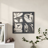 Aitus Modern Metal Wall Art Home Decorative Ornament - Metal Wall Art - Decortie - Black -
